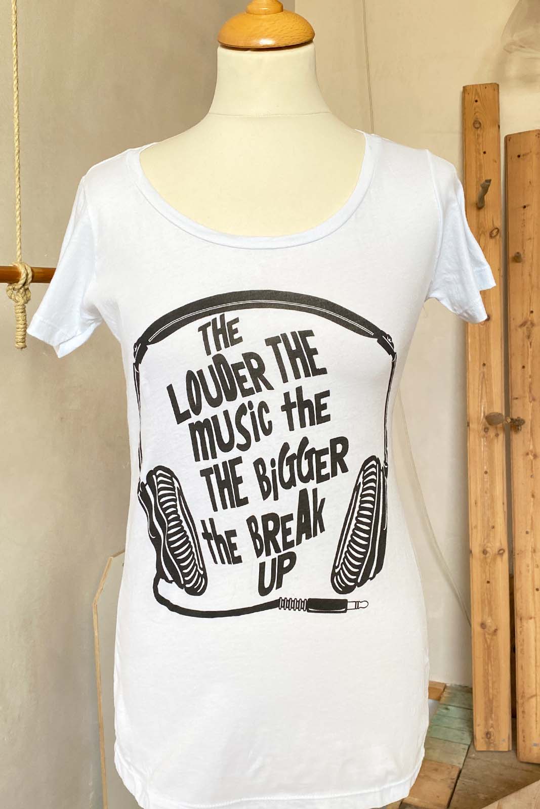 ALTRU Mod. THE LOUDER THE MUSIC WHITE ALTRU Mod. THE LOUDER THE MUSIC WHITE