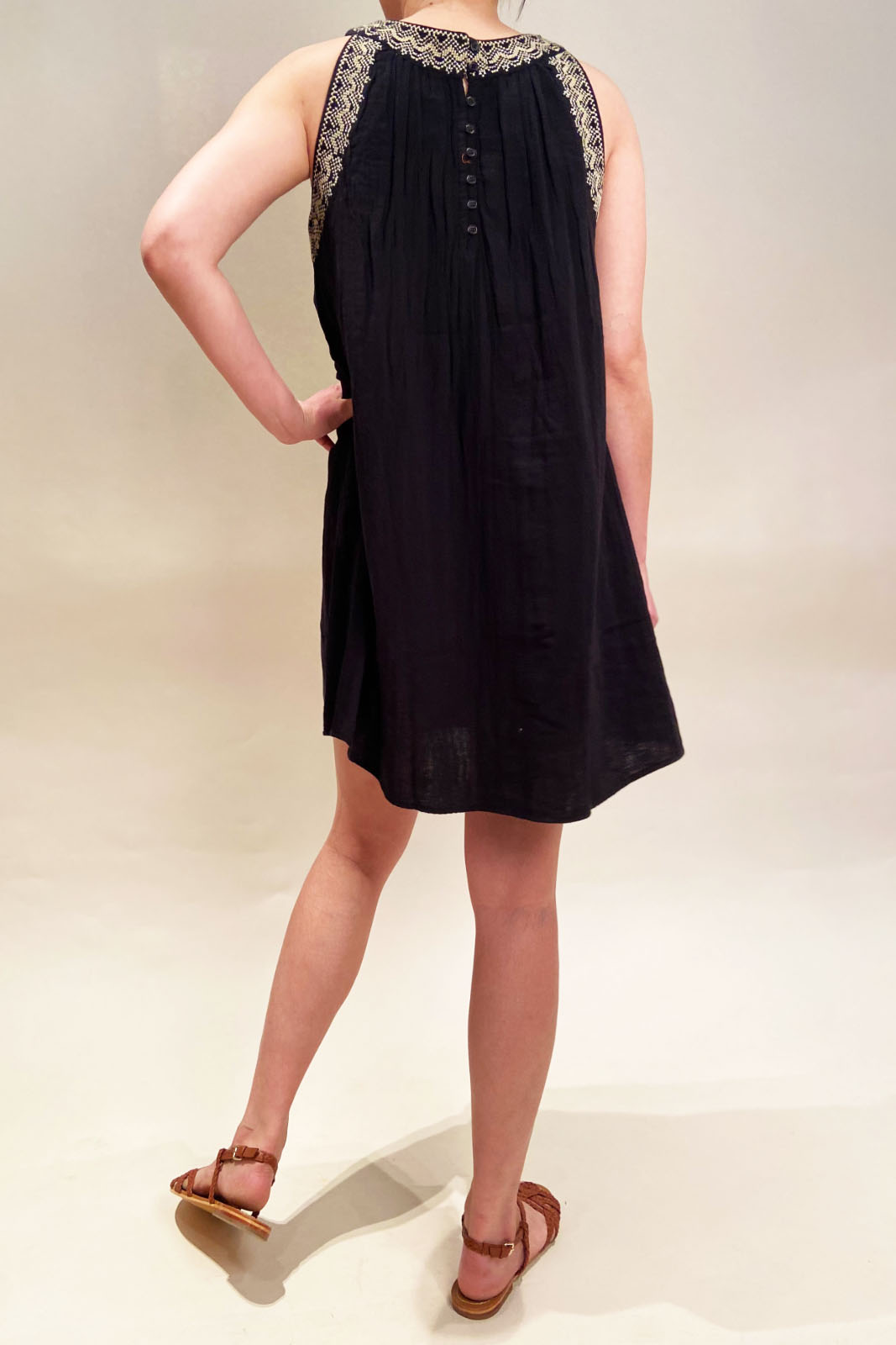 PETITE MENDIGOTE Mod. RAVY GAUZE NOIR PETITE MENDIGOTE Mod. RAVY GAUZE NOIR