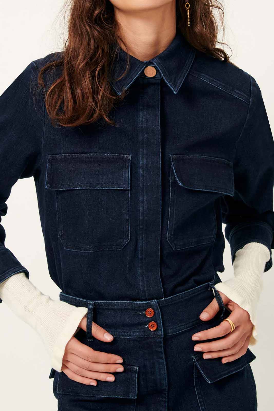 SESSUN Mod. GUGGEN DENIM BLUE SESSUN Mod. GUGGEN DENIM BLUE