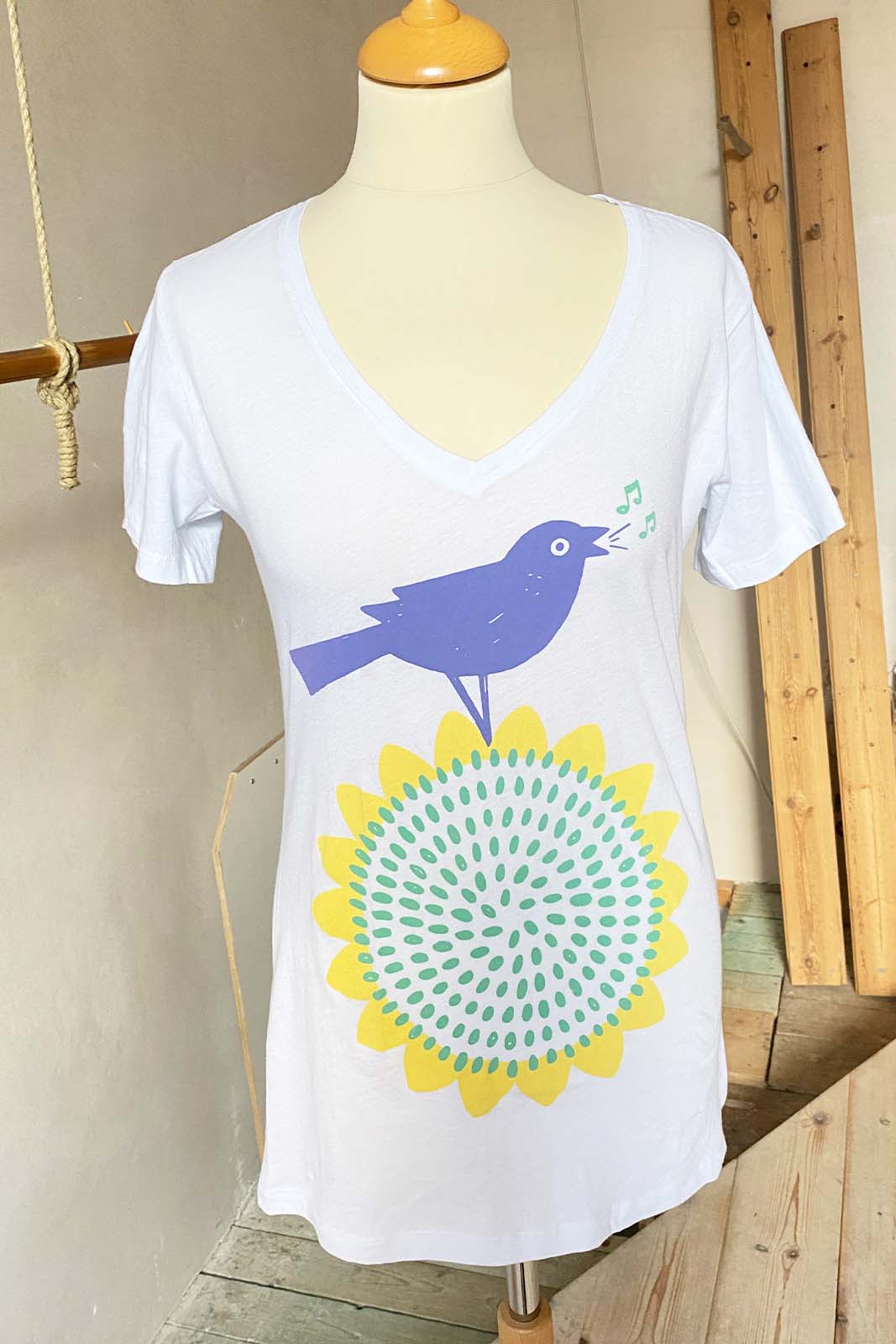 ALTRU Mod. BIRD&FLOWER WHITE ALTRU Mod. BIRD&FLOWER WHITE