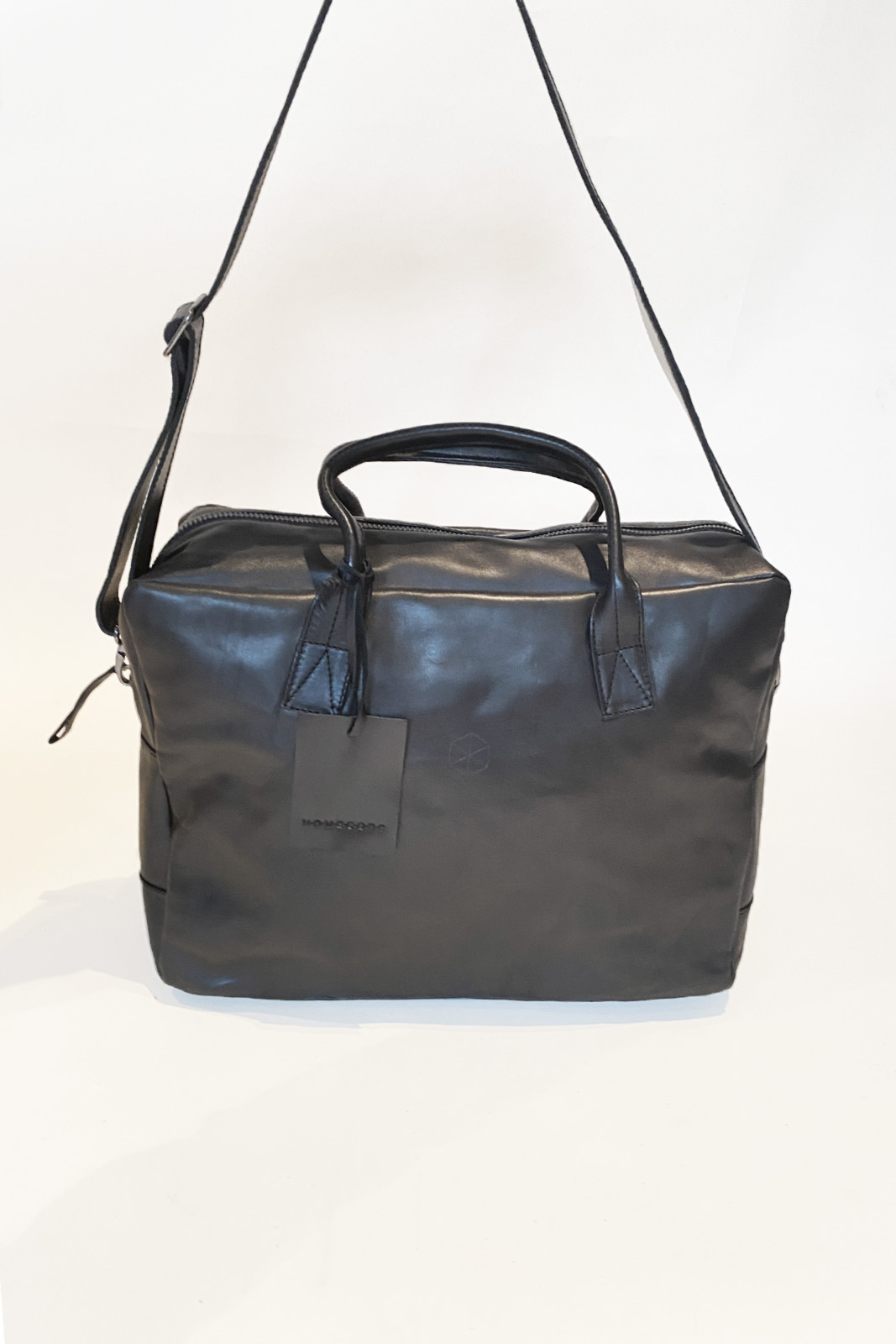 HOMECORE Mod. WEEKEND CASE BLACK LEATHER HOMECORE Mod. WEEKEND CASE BLACK LEATHER