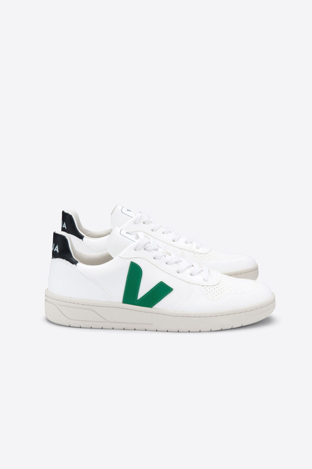 VEJA Mod. V10 BASTILLE CWL WHITE EMERAUDE BLACK