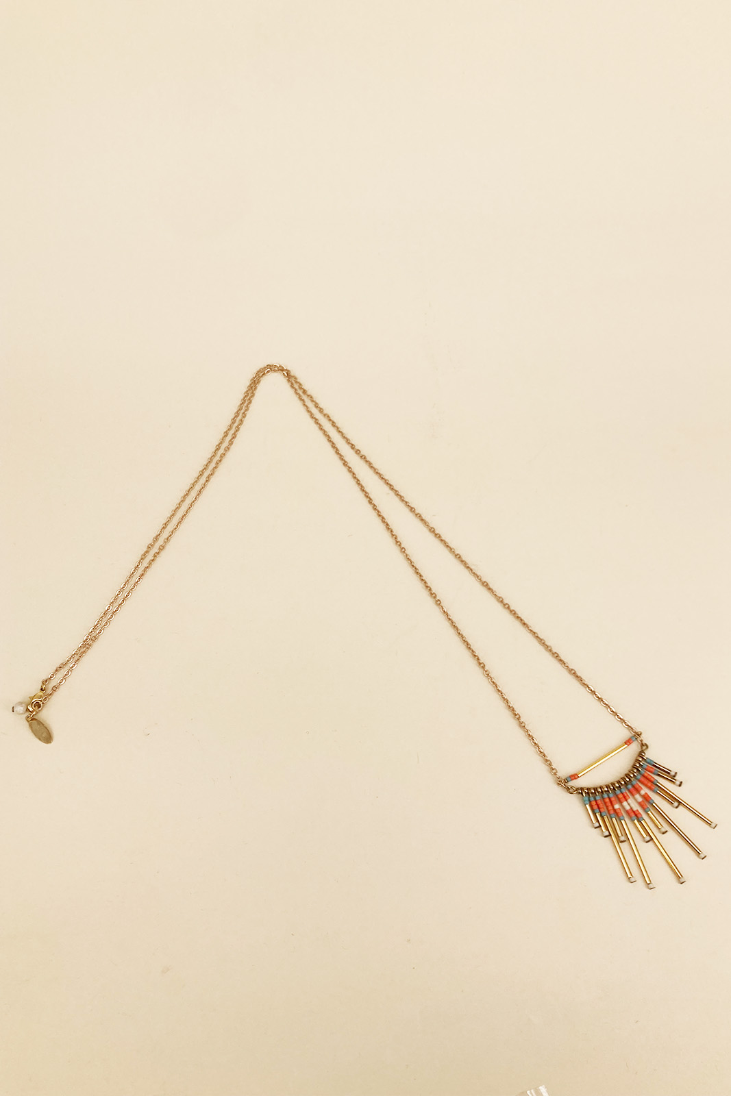 COLLIER QUETZAL VERT GROSS