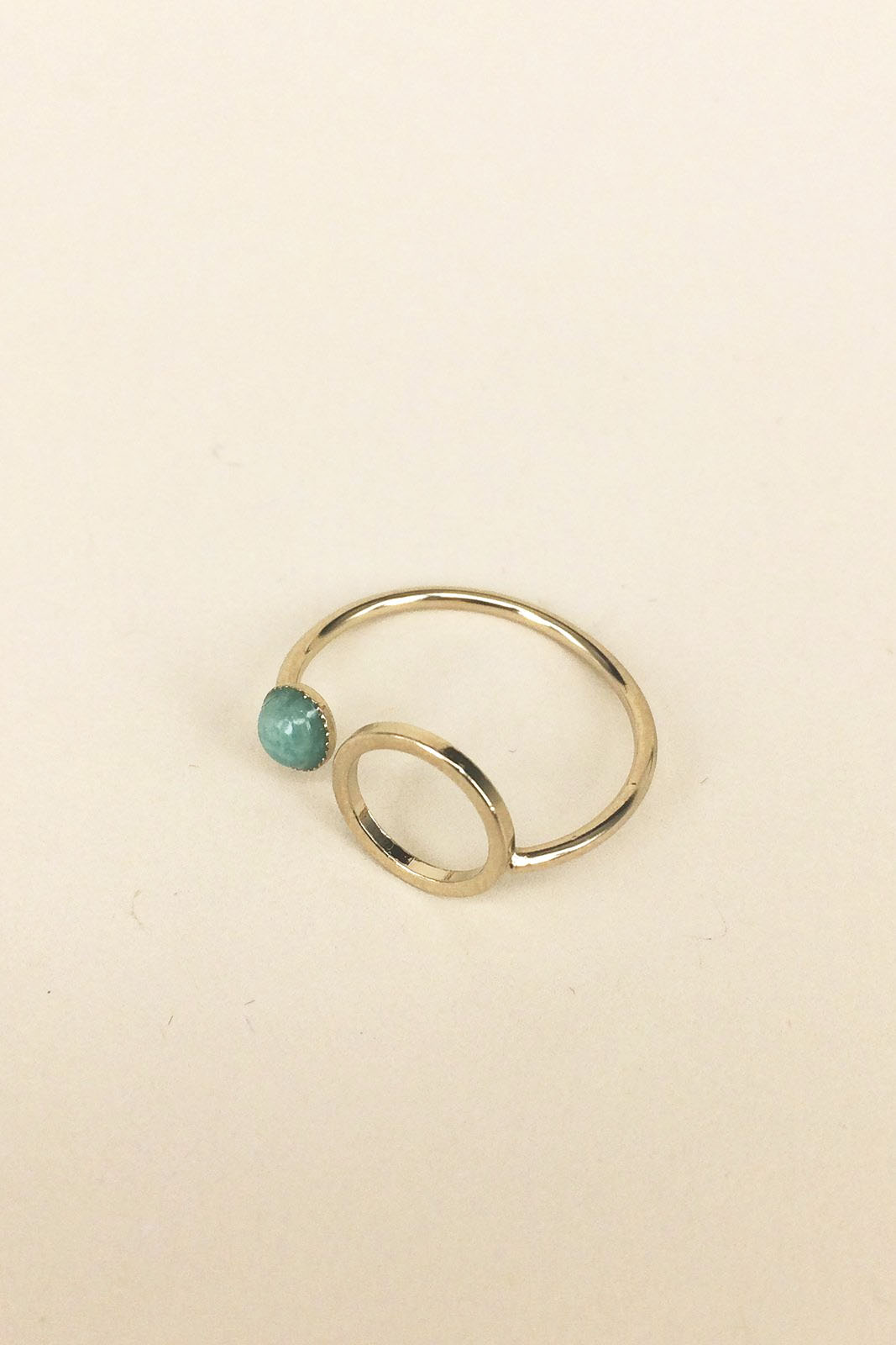 BAGUE ECLIPSE AMAZONITE