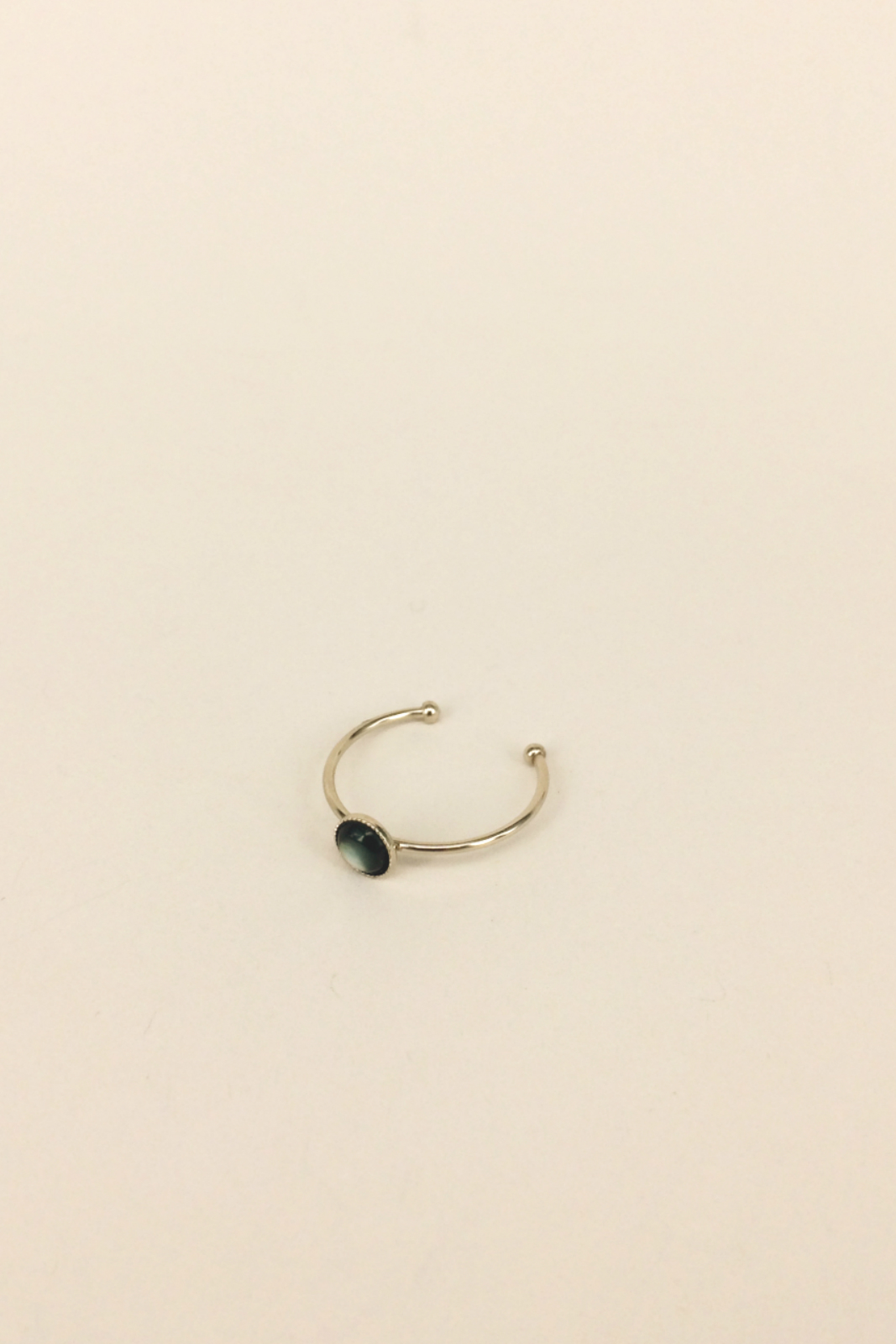 BAGUE KAHENA NACRE GRISE