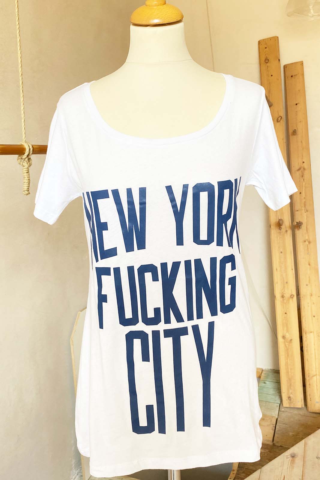 ALTRU Mod. NEW YORK FXXKING CITY WHITE